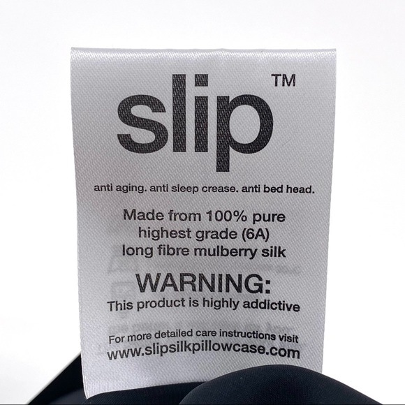 Slip Women's Silk Robe BLACK - One size - Picture 6 of 6